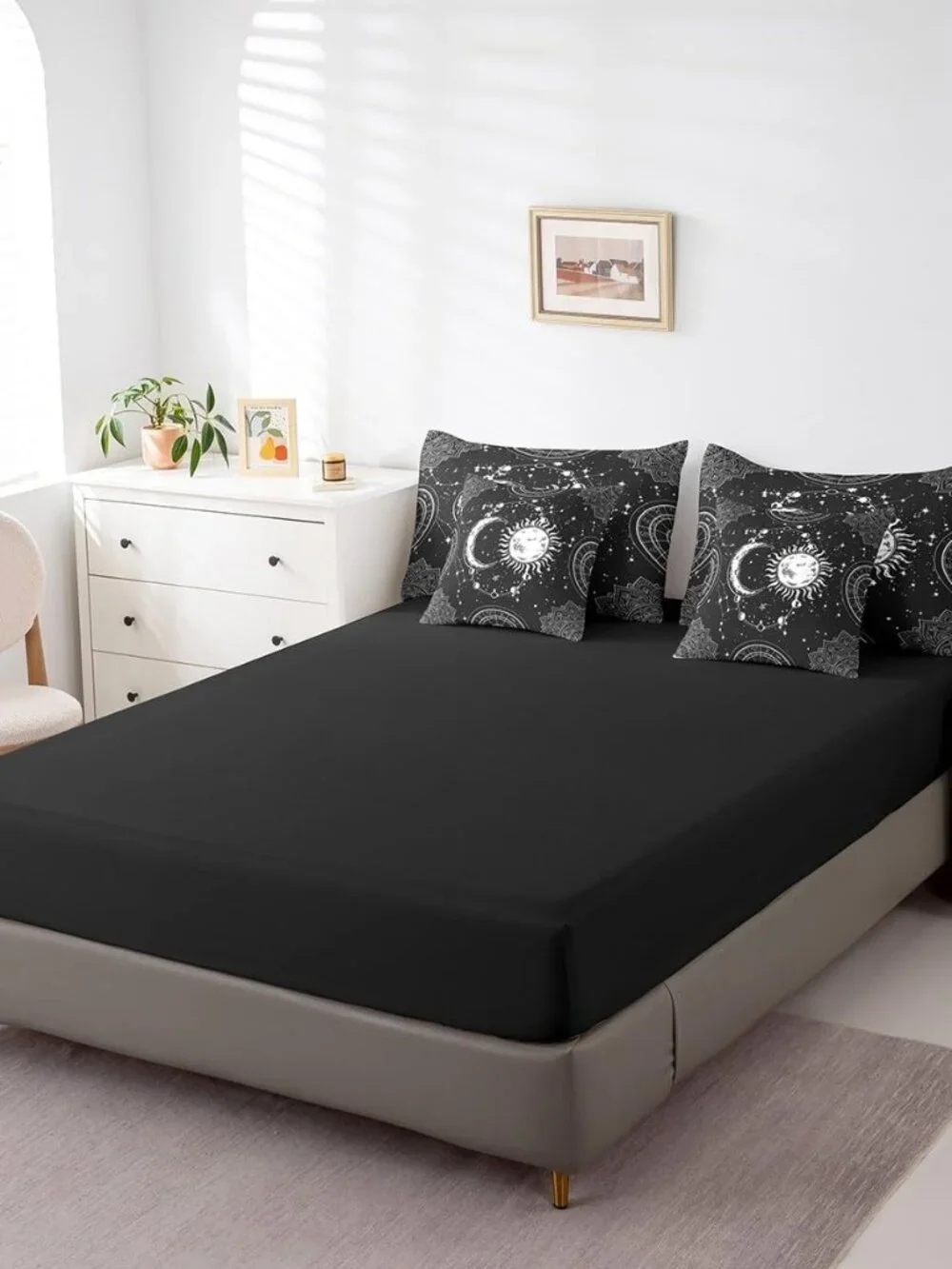 Sun Moon Constellation Comforter Set Twin Size Kids Boys Girls